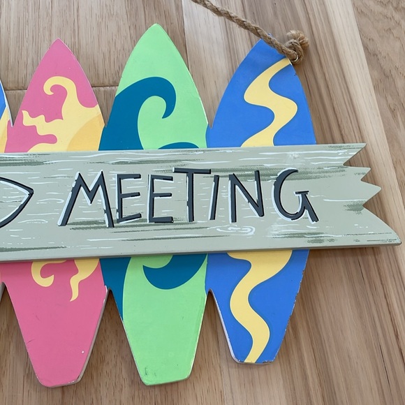 Beachcombers Inc. Int’l Board Meeting Surf Board Handing Plaque - Picture 3 of 9